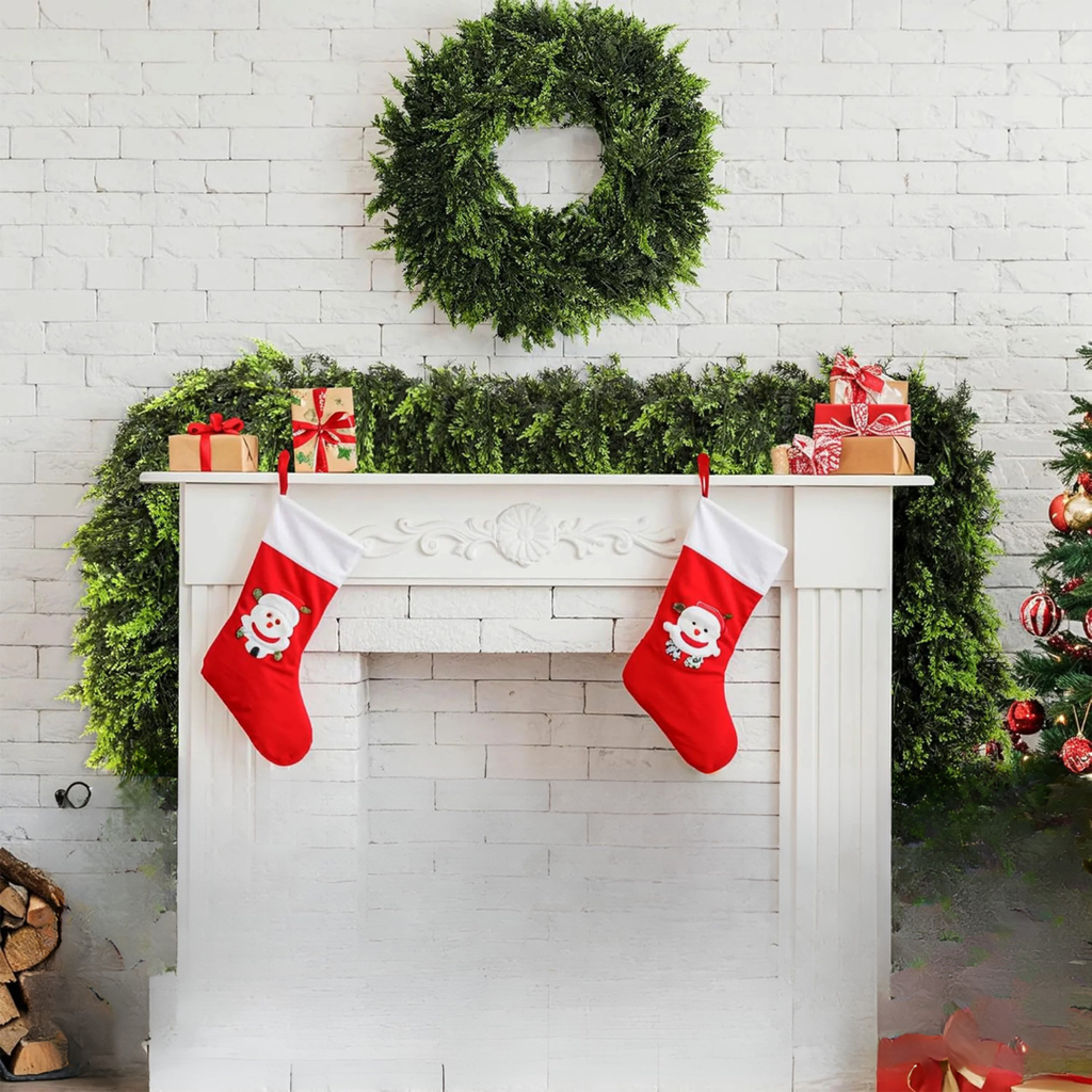 Christmas Cedar Garland – Festive Natural Elegance for Your Home-Christmas Wreaths-Unique Casa-Unique Casa