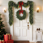 Christmas Cedar Garland – Festive Natural Elegance for Your Home-Christmas Wreaths-Unique Casa-Unique Casa