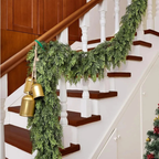 Christmas Cedar Garland – Festive Natural Elegance for Your Home-Christmas Wreaths-Unique Casa-Unique Casa