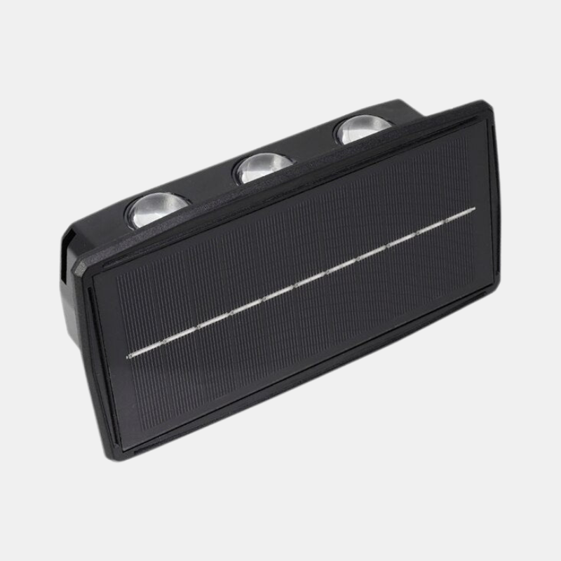 Solar Wall Lights Outdoor - Waterproof LED Up and Down Wall Lantern