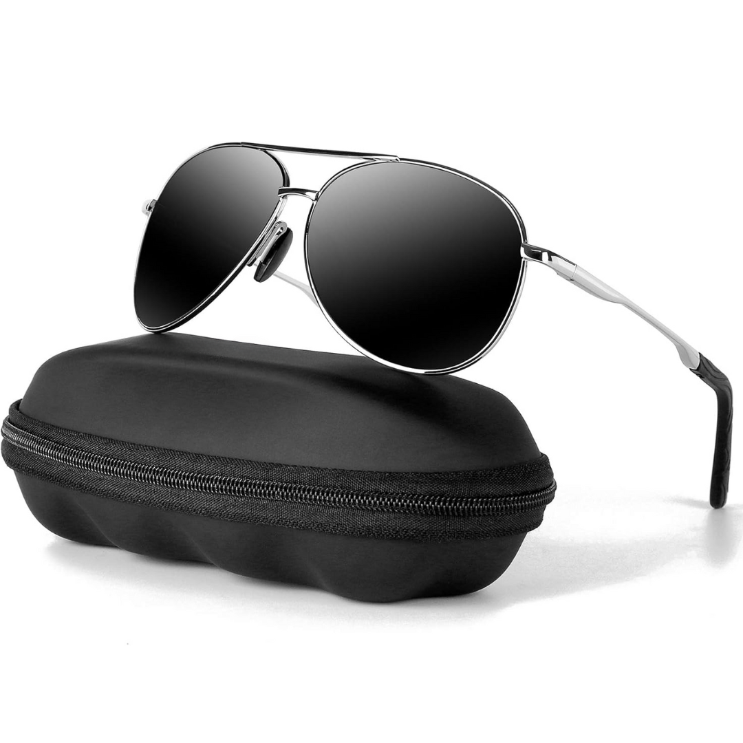 Premium Polarized Aviator Sunglasses – UV Protection for Outdoor Activities
