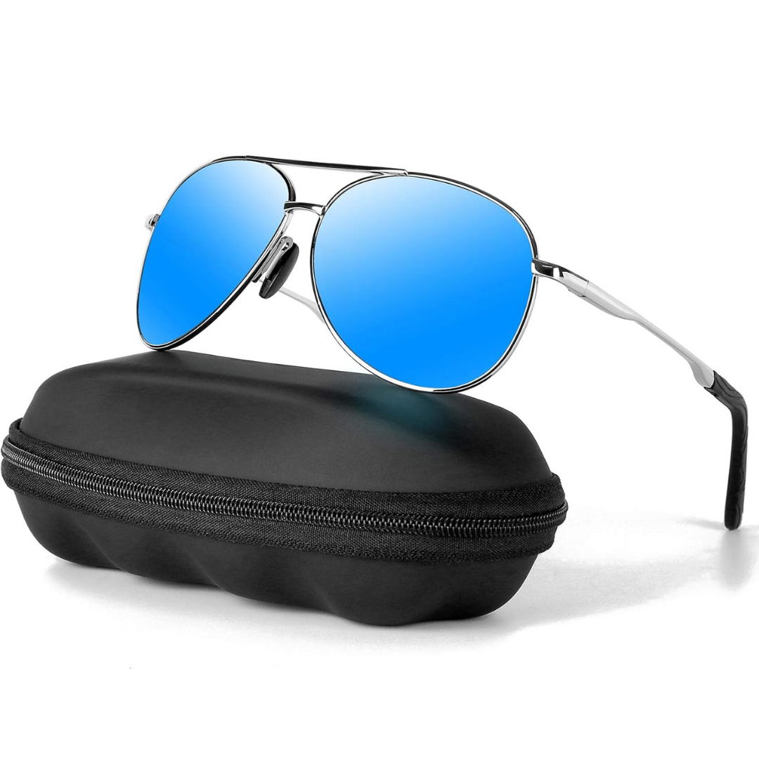 Premium Polarized Aviator Sunglasses – UV Protection for Outdoor Activities