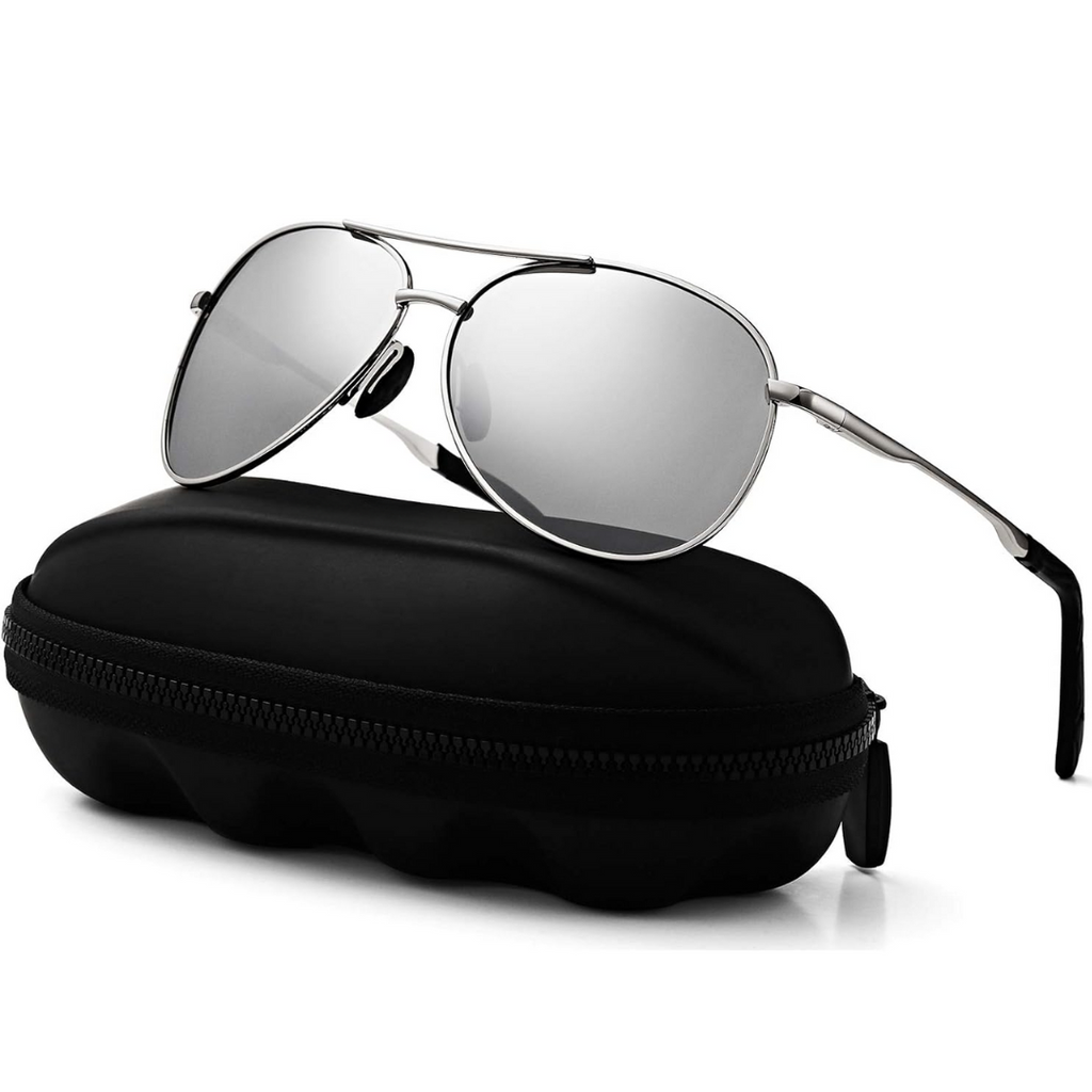 Premium Polarized Aviator Sunglasses – UV Protection for Outdoor Activities