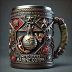 ValorForge Tactical Mug 3D Embossed Military Tribute Stein-Unique Casa-Unique Casa