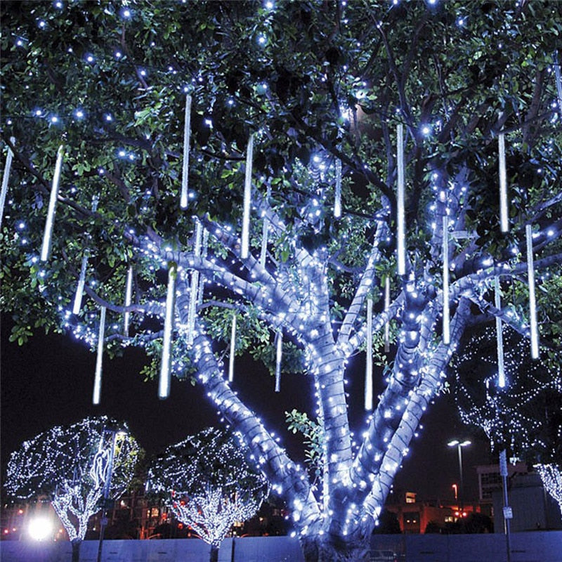 Waterproof LED Falling Star Outdoor Lights – Magical Meteor Effect Garden Decor 7