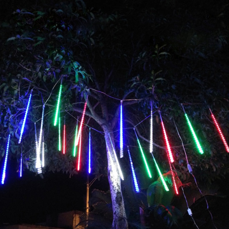 Waterproof LED Falling Star Outdoor Lights – Magical Meteor Effect Garden Decor 8