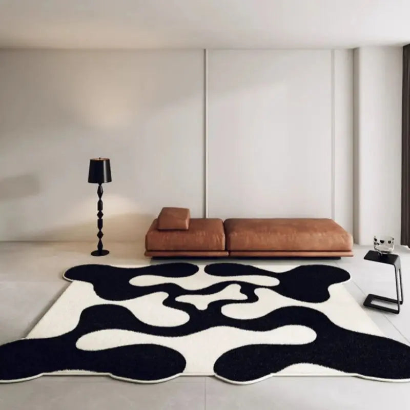 Wavy Abstract Carpet – Modern, Soft & Durable for Living Room or Bedroom