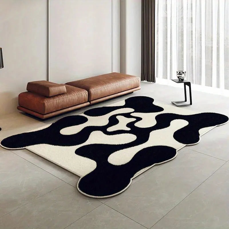 Wavy Abstract Carpet – Modern, Soft & Durable for Living Room or Bedroom