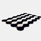 Wavy Abstract Carpet – Modern, Soft & Durable for Living Room or Bedroom