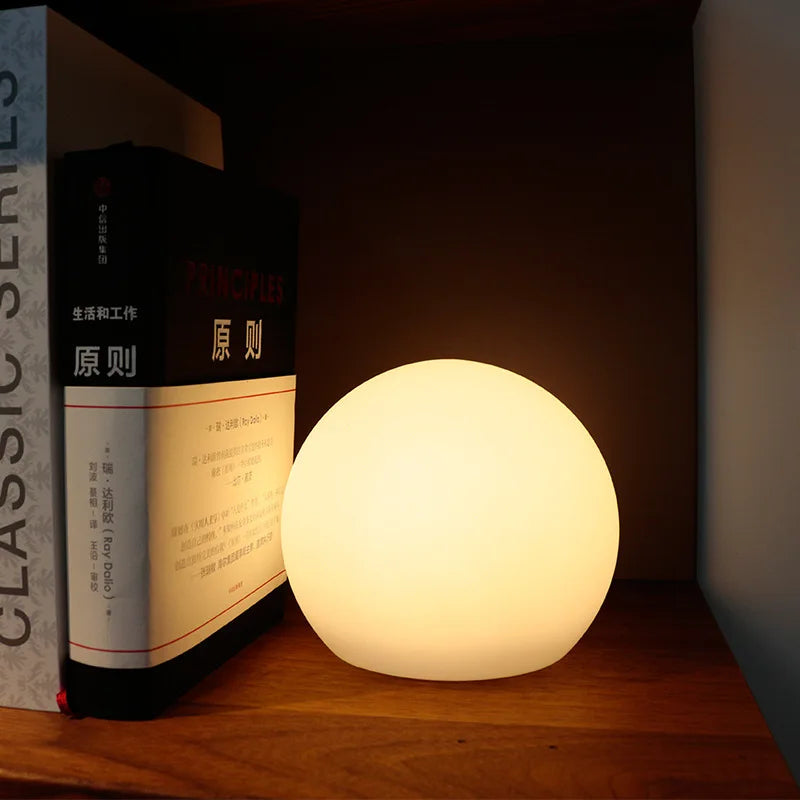 Wireless LED Table Lamp - 16-Color Ambient Lighting for Bedroom, Living Room & Office