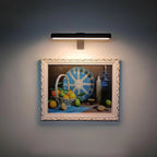 Wireless LED Wall Lamp – Dimmable Art Light with 360° Adjustable Head 6