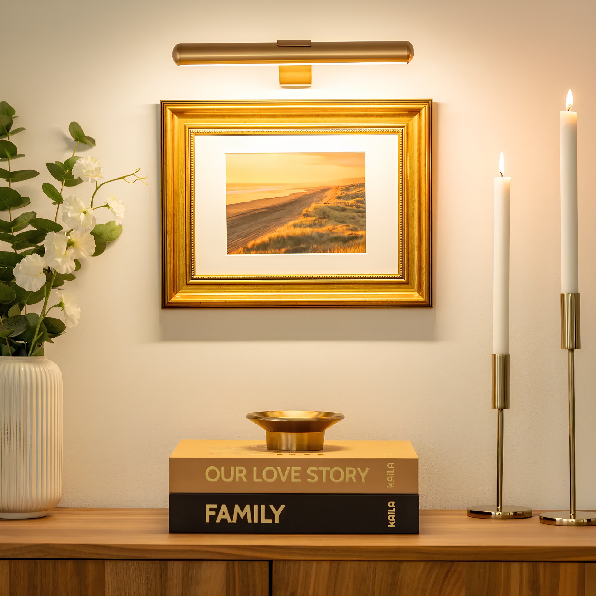 Wireless LED Wall Lamp – Dimmable Art Light with 360° Adjustable Head 7
