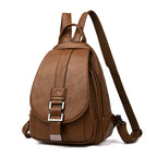 Women’s Fashion Backpack - Soft Faux Leather Material for Casual or Office Use
