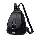 Women’s Fashion Backpack - Soft Faux Leather Material for Casual or Office Use