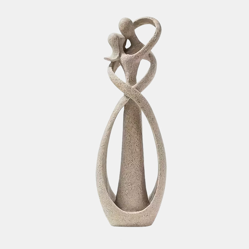 Abstract Love Figurine – Elegant Decorative Art Piece for Home Décor-Figurines-Unique Casa-Sand-Unique Casa