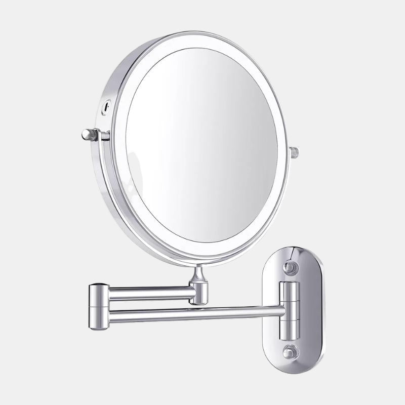 Adjustable LED Makeup Mirror with Magnification – Modern Vanity Mirror for Beauty 0