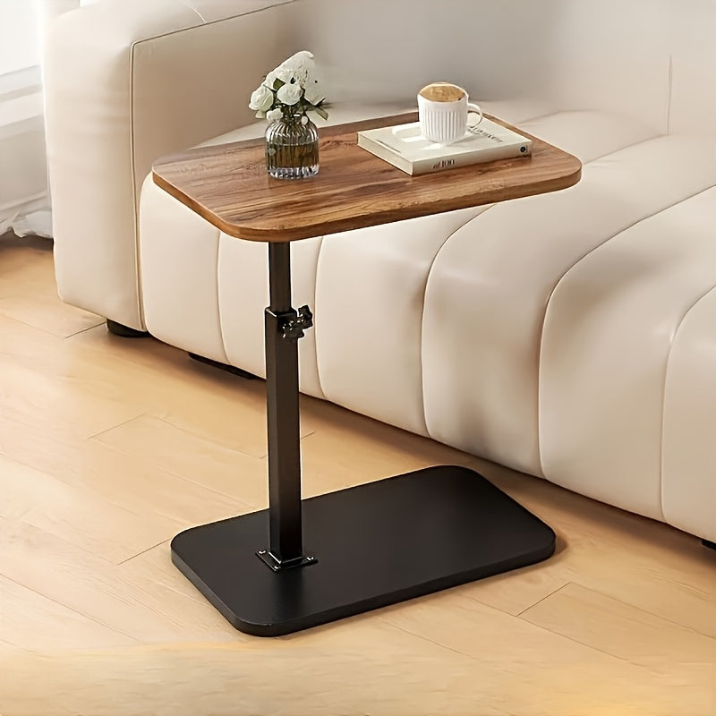 Adjustable Sofa and Bed Side Table – Height Adjustable Modern End Table-Side Table-Unique Casa-Brown-Unique Casa
