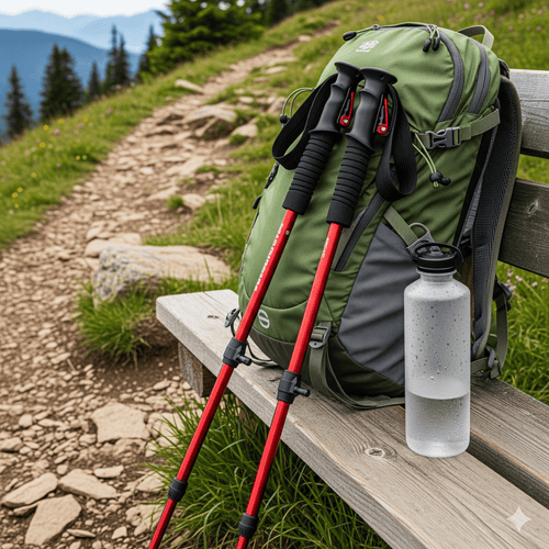 Adjustable Trekking Poles – Lightweight Foldable Hiking Sticks for Outdoor Adventures-Outdoor Gear-Unique Casa-Unique Casa