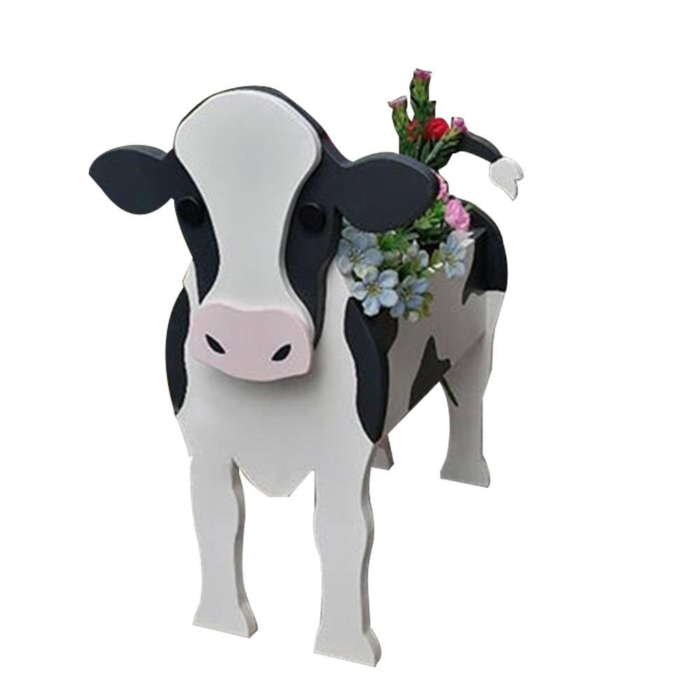 Adorable Animal Planters for Garden and Outdoor Decor-Animal Planters-Unique Casa-Cow-Unique Casa