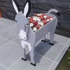 Adorable Animal Planters for Garden and Outdoor Decor-Animal Planters-Unique Casa-Donkey-Unique Casa