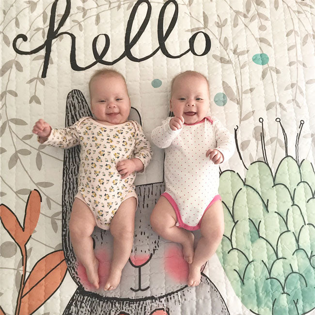 Adorable Bunny Baby Play Mat for Safe & Cozy Playtime-Play Mat-Unique Casa-Unique Casa