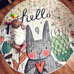 Adorable Bunny Baby Play Mat for Safe & Cozy Playtime-Play Mat-Unique Casa-Unique Casa
