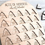 Advent Calendar – Wooden Christmas Countdown Calendar-Christmas Decorations-Unique Casa-Unique Casa