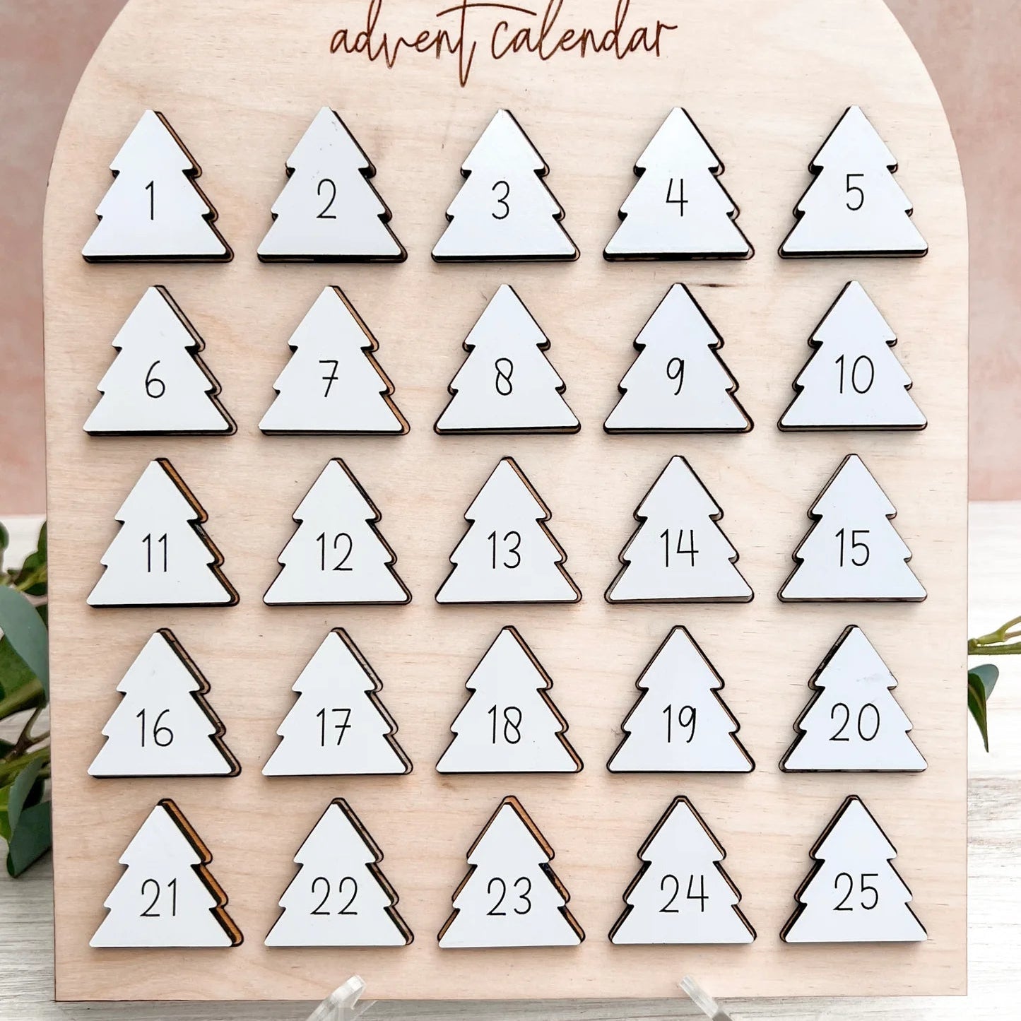 Advent Calendar – Wooden Christmas Countdown Calendar-Christmas Decorations-Unique Casa-Unique Casa