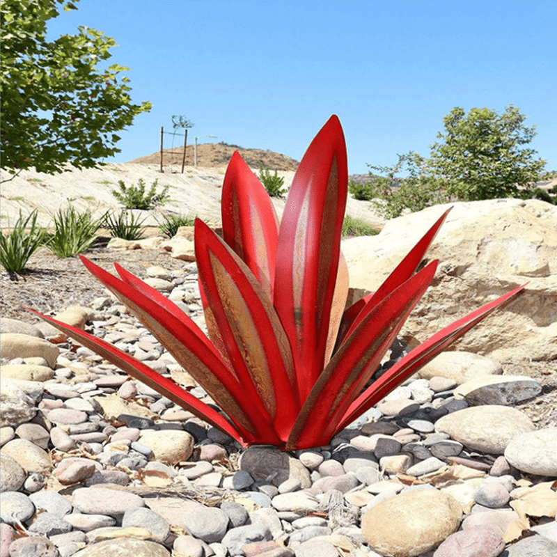 Agave-Shaped Outdoor Lamp – Unique Decorative Garden Light Fixture 4