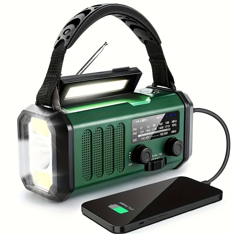 All-in-One Emergency Radio with Flashlight and Power Bank-*EcoPower Radiator - Alles-in-één noodradio met zaklamp en oplader-Unique Casa-Unique Casa