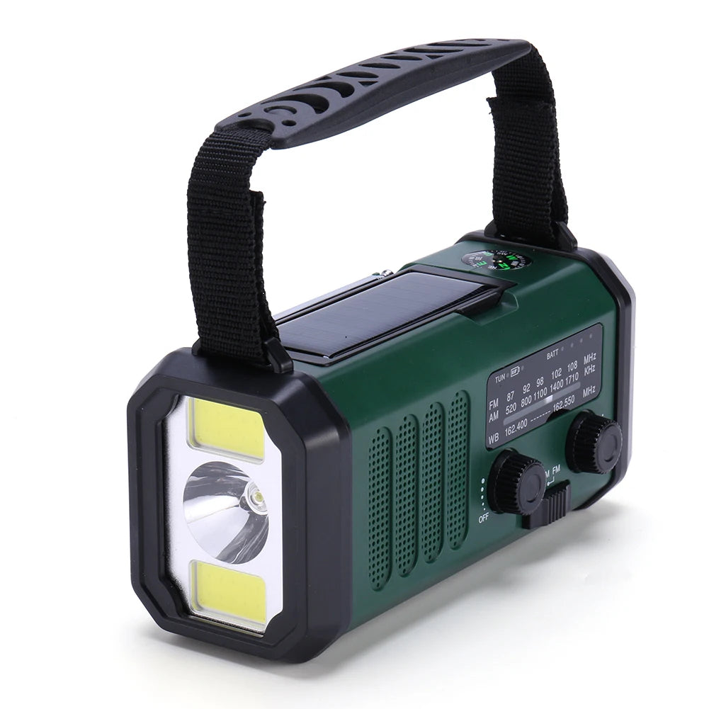 All-in-One Emergency Radio with Flashlight and Power Bank-*EcoPower Radiator - Alles-in-één noodradio met zaklamp en oplader-Unique Casa-Unique Casa
