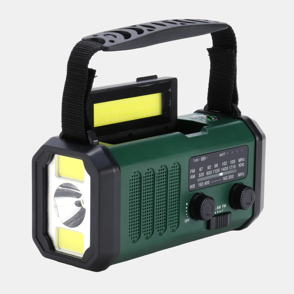 All-in-One Emergency Radio with Flashlight and Power Bank-*EcoPower Radiator - Alles-in-één noodradio met zaklamp en oplader-Unique Casa-Unique Casa