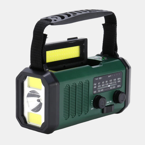 All-in-One Emergency Radio with Flashlight and Power Bank-*EcoPower Radiator - Alles-in-één noodradio met zaklamp en oplader-Unique Casa-Unique Casa