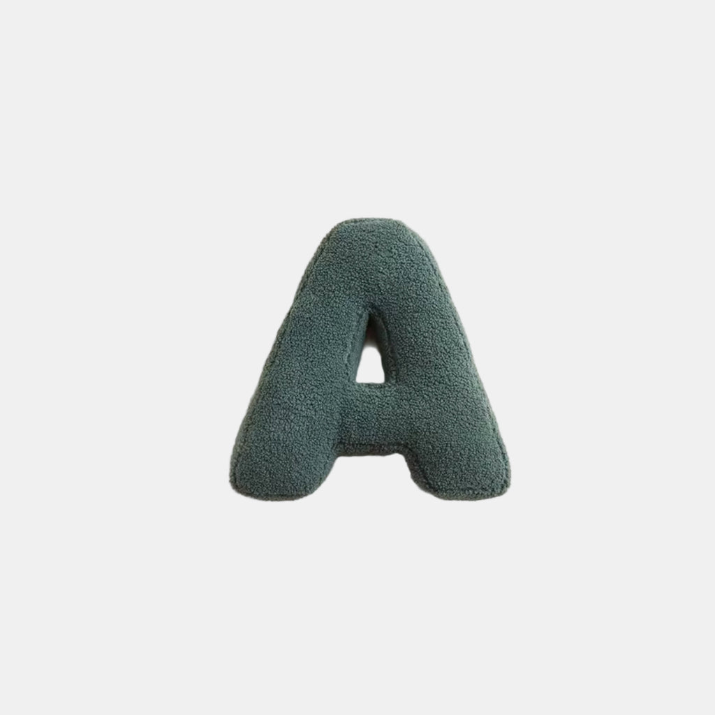 Alphabet Sofa Cushion – Elegant Letter Decorative Pillow for Home and Kids Room-Sofa Cushion-Unique Casa-A-Unique Casa