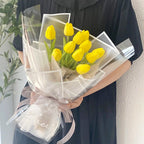 Artificial Tulip Bouquet for Home and Weddings – Lifelike Floral Decoration-Tulip Bouquet-Unique Casa-Unique Casa