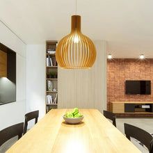 Artisanal Wooden Pendant Light – Unique Kitchen Pendant Lighting Fixture 3