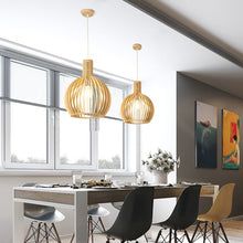Artisanal Wooden Pendant Light – Unique Kitchen Pendant Lighting Fixture 6