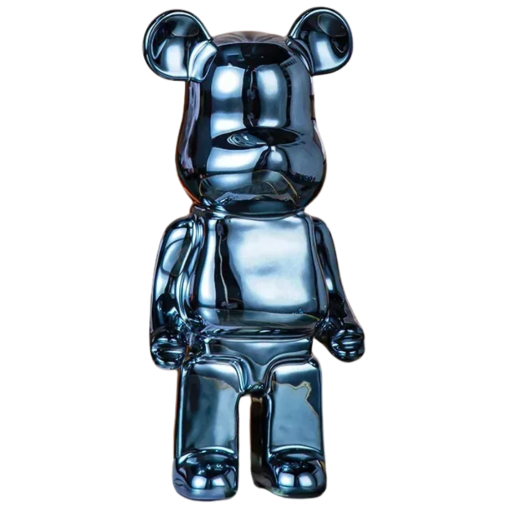 Artistic Bear Sculpture in Resin – Unique Modern Decor for Home or Office 2