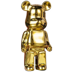 Artistic Bear Sculpture in Resin – Unique Modern Decor for Home or Office 1