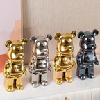 Artistic Bear Sculpture in Resin – Unique Modern Decor for Home or Office 3