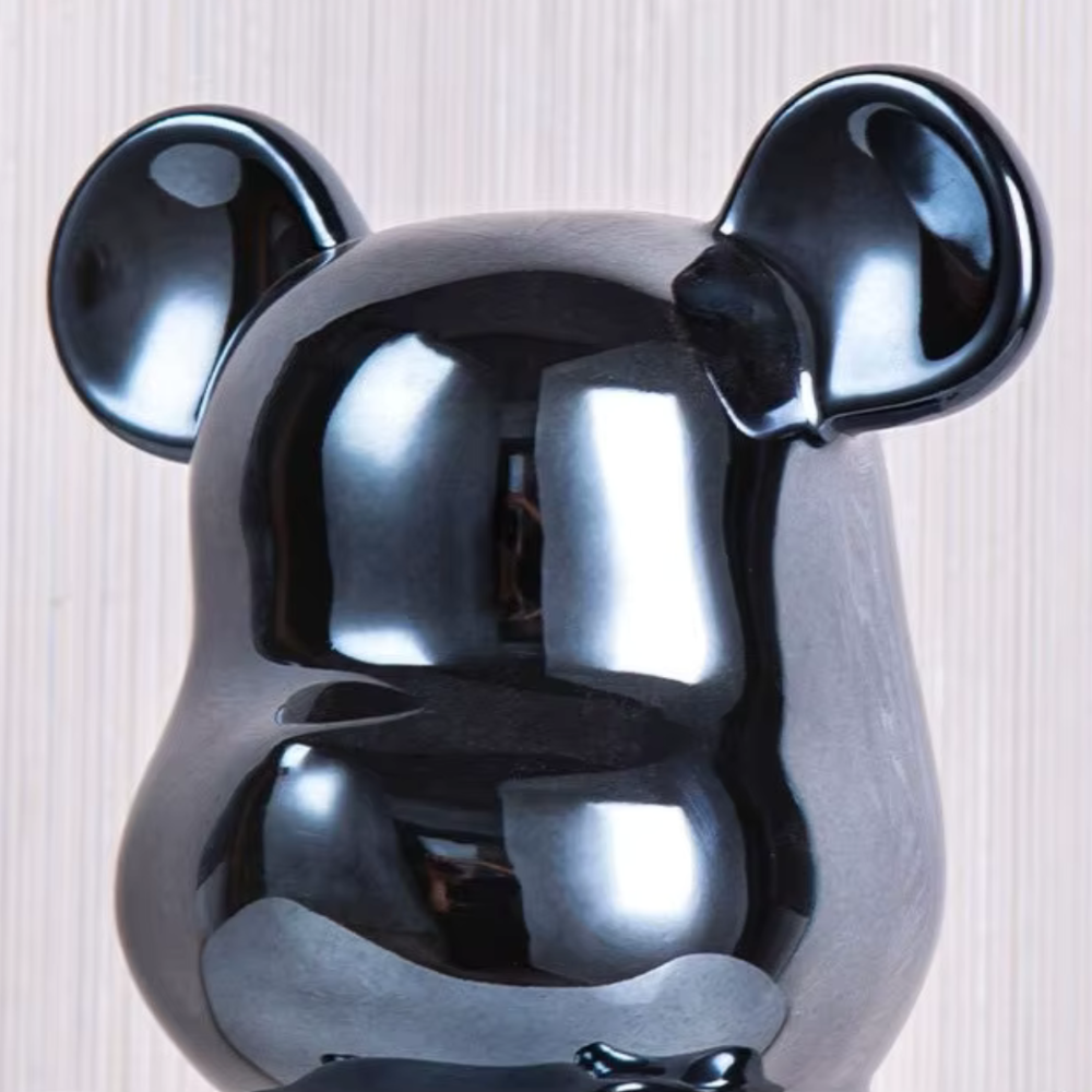 Artistic Bear Sculpture in Resin – Unique Modern Decor for Home or Office 5