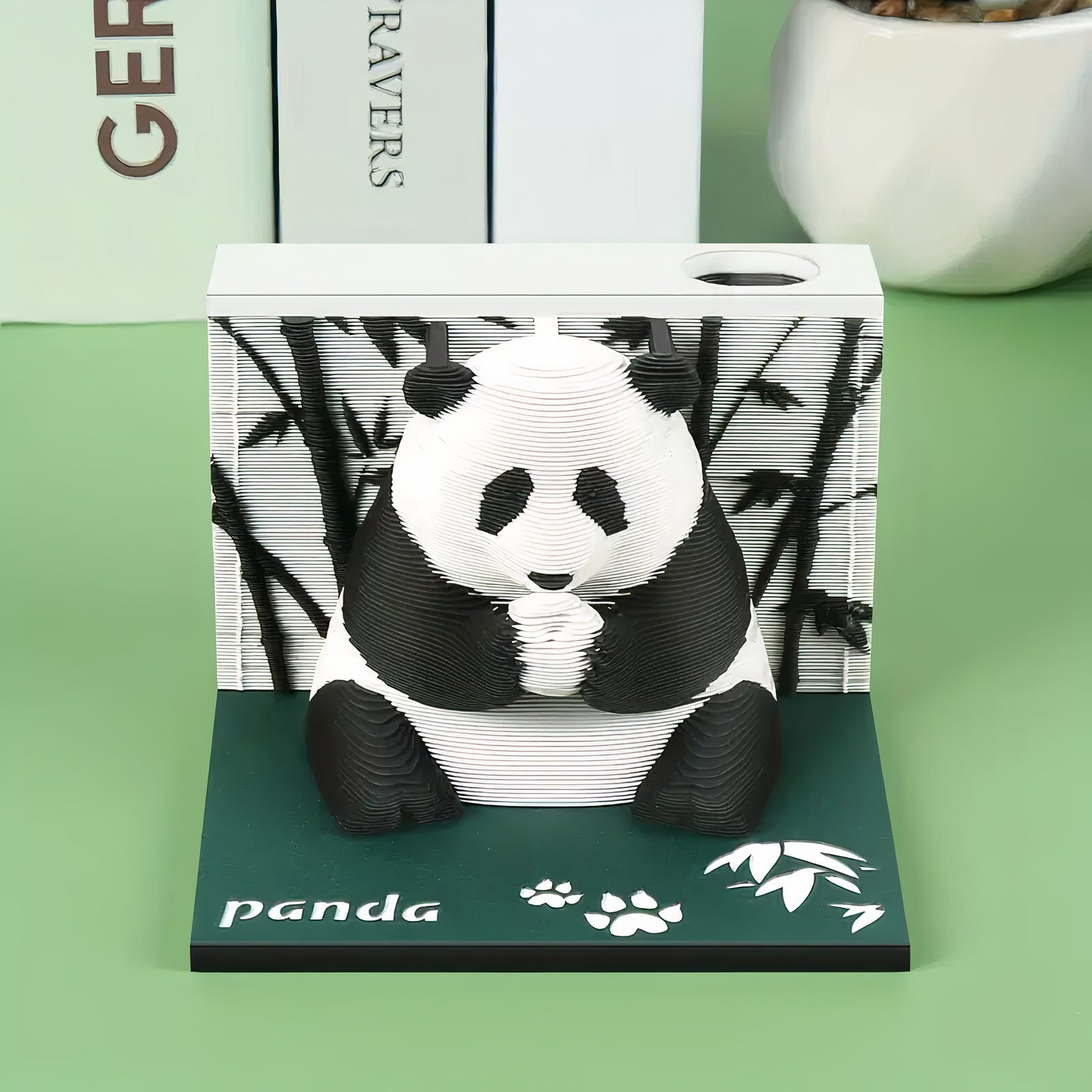 Artistic Blue Castle Notepad – Eco-Friendly Creative Writing Pad for Home 4