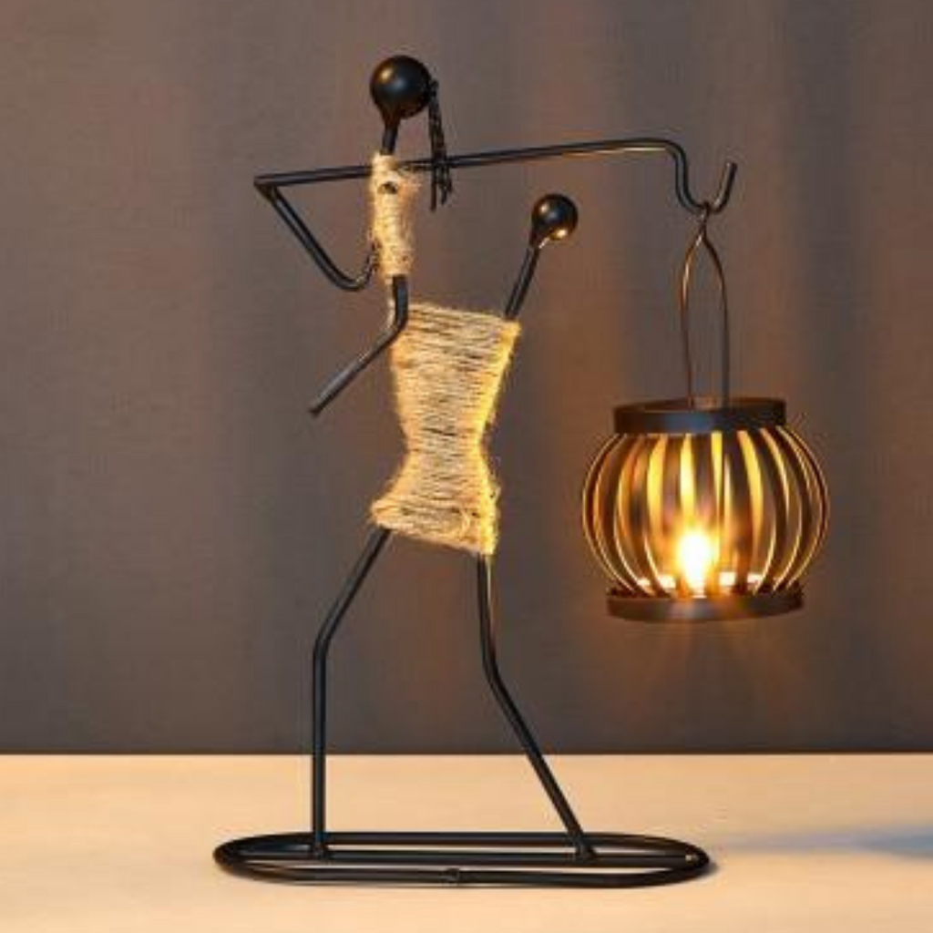 Artistic Candle Holder Sculptures – Unique Handcrafted Decor for Home 11