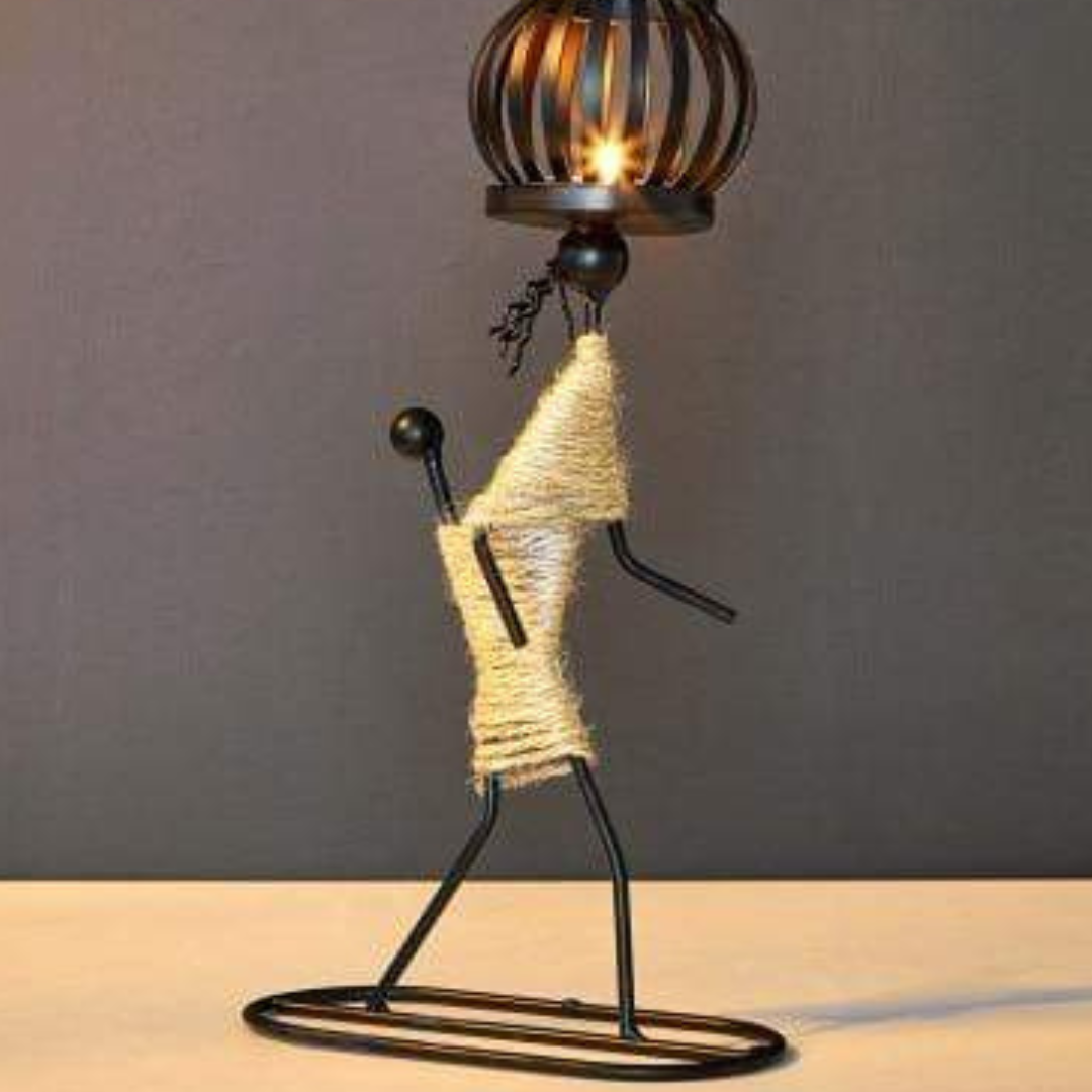 Artistic Candle Holder Sculptures – Unique Handcrafted Decor for Home 3