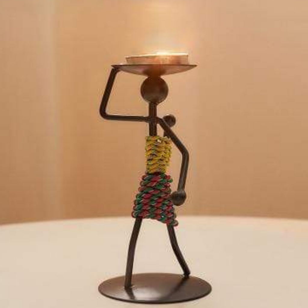 Artistic Candle Holder Sculptures – Unique Handcrafted Decor for Home 4