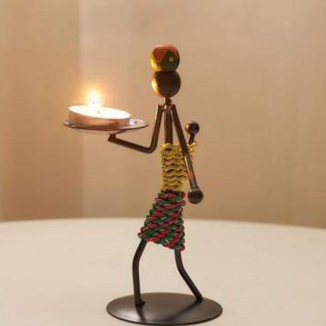 Artistic Candle Holder Sculptures – Unique Handcrafted Decor for Home 7