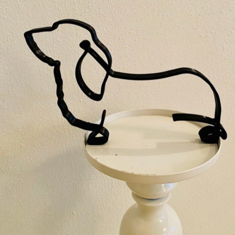 Artistic Iron Dog and Cat Sculptures – Unique Pet Decor for Home and Office 12