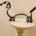 Artistic Iron Dog and Cat Sculptures – Unique Pet Decor for Home and Office 5