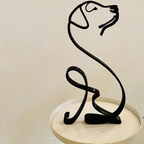 Artistic Iron Dog and Cat Sculptures – Unique Pet Decor for Home and Office 8