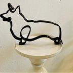 Artistic Iron Dog and Cat Sculptures – Unique Pet Decor for Home and Office 0